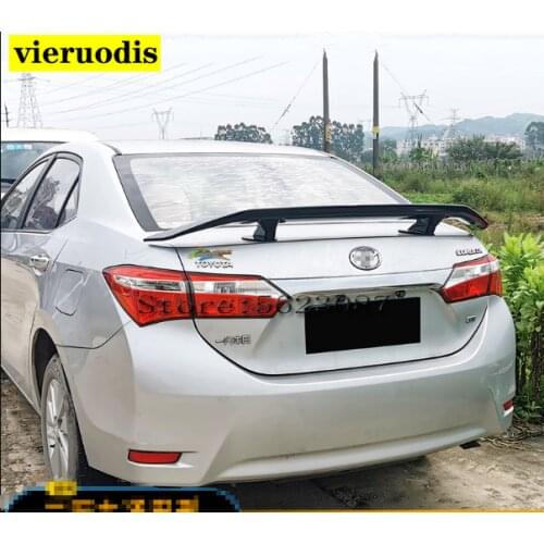 Universal Sedan ABS PRIMER PAINT CAR REAR WING TRUNK LIP GT SPOILER FOR TOYOTA Corolla 1968-UP