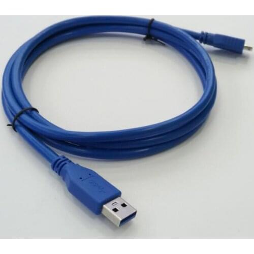 High quality Super Speed Micro USB 3.0 Data Cable for Samsung Note3 External HDD 2M 6ft Blue