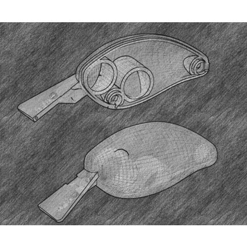 WLure 3D Fishing Lure Blank Crankbait C4 2 1/8 inch 55mm