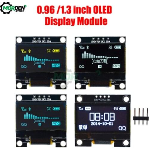 0.96Inch 1.3Inch OLED Module 128X64 OLED LCD LED Display Module 1.3 IIC Serial I2C SPI Communicate for Arduino