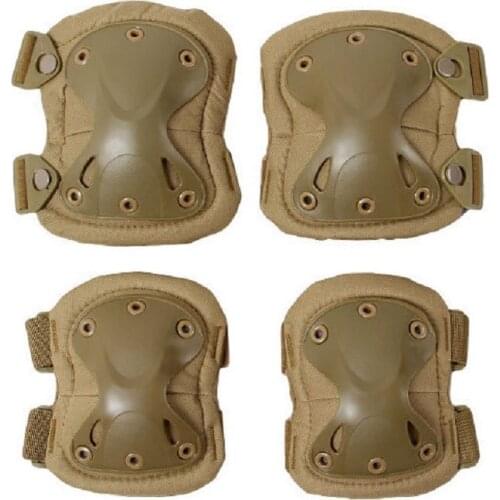 1set Outdoor Sport Compression Knee Pad Fitness Mountaineering Running Cycling Non-slip Bandage Army Tactical Slicone Kneepad