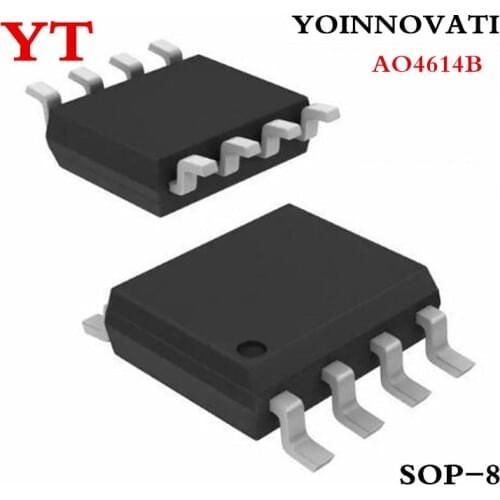 100pcs/lot AO4614B AO4614 4614 SOP8 IC best quality