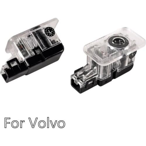 2pcs Led Car Doors Warning Lights Door Courtesy Laser Ghost Shadow Projector Lamp For Volvo XC60 XC90 V40 S60 V60 2018 S80 Y20
