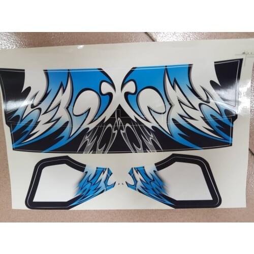1/8 Off road Wing Decal for Kyosho HPI HSP Tamiya Buggy 4pcs