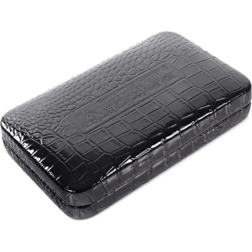 CUESOUL Black Luxury Dart Case PU Material