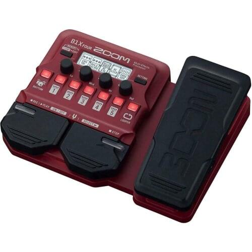 Zoom B1X Four Electric Bass Effects Processor Bass Multi-Effects Pedal