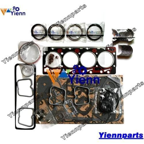 For Cummins 4BT 4BT3.9 4BTA Overhaul Reuild Kit With Piston Ring Set Fit SKID STEER LOADERS Cummins 4BT3.9L Diesel engine parts