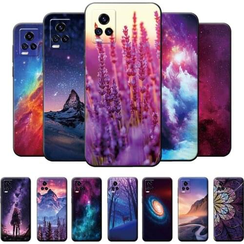 For vivo V20 Pro Case Scenery Style Phone Case For vivo V20 Pro Silicone Case For vivo V20 Pro Soft TPU Back Cover on V20 Pro