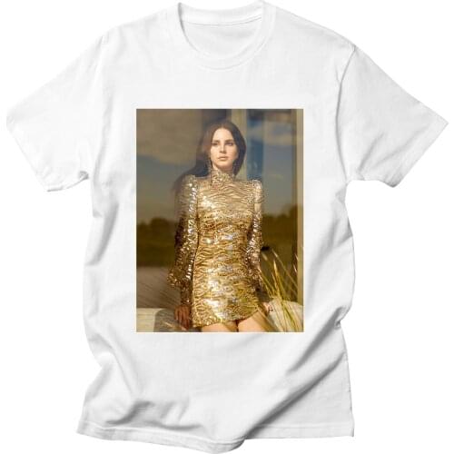 Music Cotton T Shirt New Fashion Funny Lana Del Rey Women T Shirt Casual Short Sleeve O-neck Tees Hip Hop Shirt Streetwear