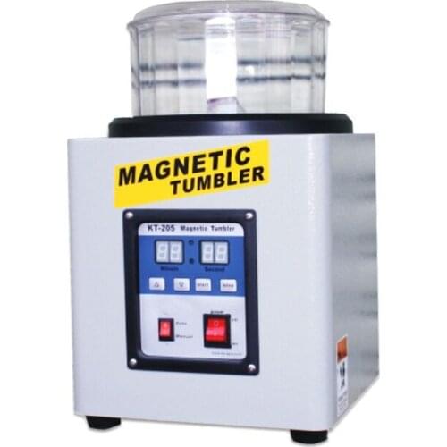 KT205 1pcs 220V Electromagnetic magnetic polishing machine Diamond Jewelry Polishing Tumbler metals Polisher