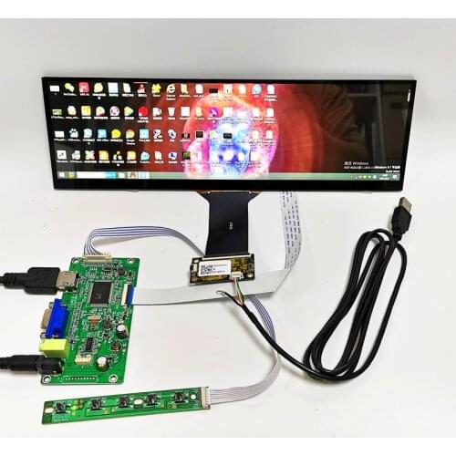 12.6" capacitive touch display module kit for Car Monitor/Bar Display/Raspberry Pi/Display Computer Temperature Memory Display