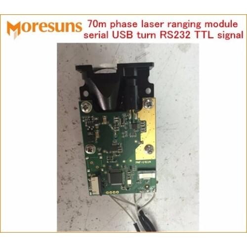 Fast Free Ship 70m phase laser ranging module digital sensors range finding serial USB turn RS232 TTL signal laser sensor