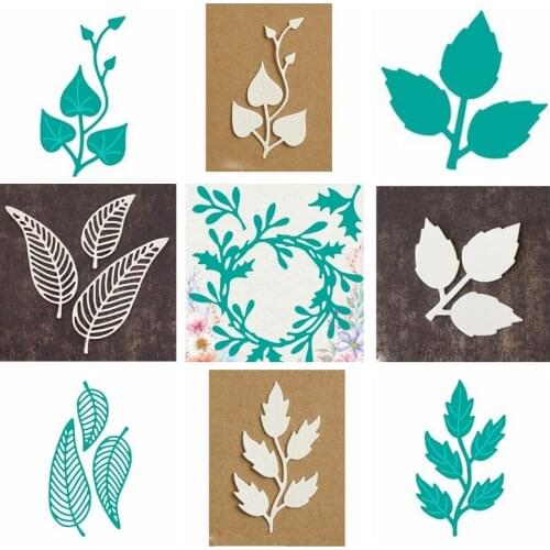Flower Leaf Sets Metal Cutting Dies Stencils For DIY Scrapbooking Decorative Embossing Paper Cards Craft Die Cut Template 2019