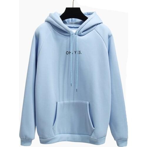 Zuolunouba 2018 Spring Summer Ms. New Arrival Casual Harajuku Down Loose Long Sleeve Plain Pullover O-line Hoodie & Sweatshirt