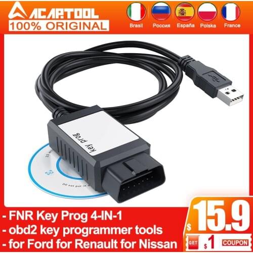 OBD2 FNR Key Prog 4-in-1 Key Prog for Nissan/for F-o-rd/for Renault FNR Key Prog 4-IN-1 By Blank Key OBD 2 Diagnostic tools