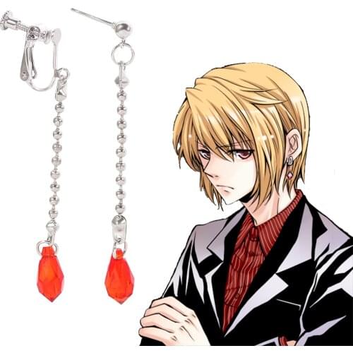 Wholesale 10 Pcs A Pack Of Hot Selling Anime Full-Time Hunter Drop Earrings Kurapika With Cosplay Accessories