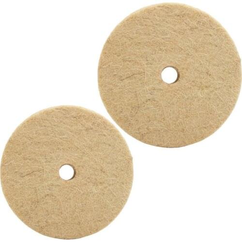 Polishing Buffing Drill Grinding Wheel Wool Felt Polisher Disc Pad Hole Metal Abrasive Disc Accessories Round Bench Tool