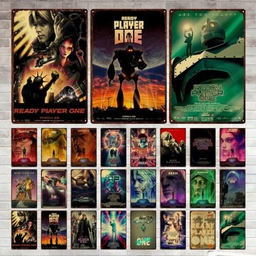 Retro American Adventure Movies Metal Plaque Tin Sign Vintage Character Picture Tin Poster Wall Art Plate Club Room Decoration