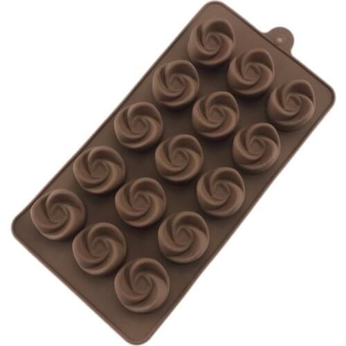 Rose Flowers Shaped Silicone Mold Chocolate Cake Mold Bakeware Baking Tool Kitchen Fondant Cake Decoration Tools