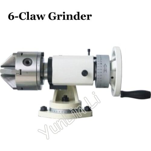 Six-claw Universal Grinder Tool Grinding Machine 50K Clamp Manual Angle Grinder Drill Bit Grinding Machine Clamping Tool
