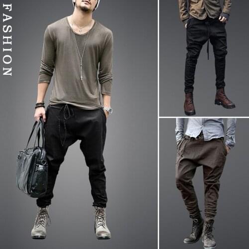 ZHUOFEI modis pants for men streetwear cloth mens trousers summer pants men pantalon homme solid long pant
