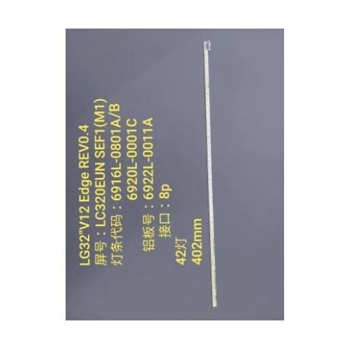 New 42LED 400mm LED Backlight Strip For LG 32LS575T 6922L-0011A AT0903B 32 V12 Edge 6920L-0001C 6916L0801A LC320EUN SE M2