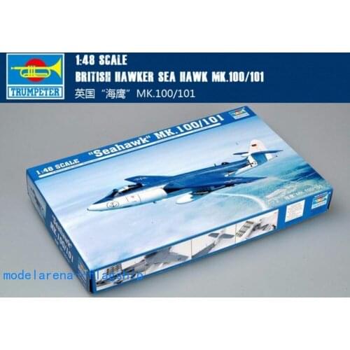 Trumpeter 1/48 02827 Seahawk MK.100/101 model kit Plastic Model Building Kit