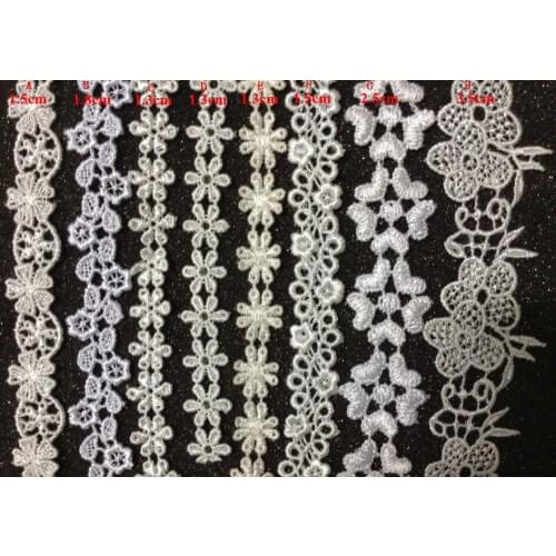 1.3cm-3.5cm high quality exquisite water soluble tiny flower embroidery lace trim,WSBM140422B