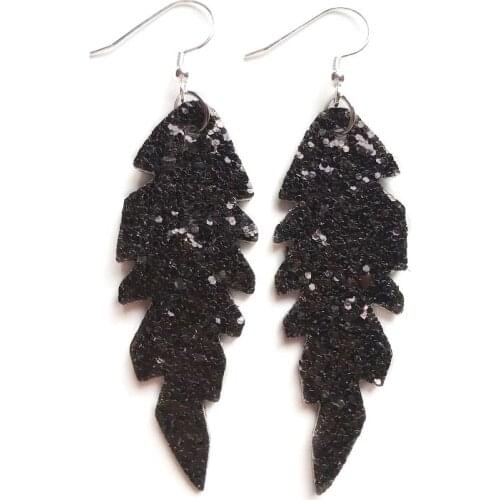 New Vintage Black Earrings Statement Popular Hollow Personality Style Fashion Boho Jewelry Drop Sparkly Earrings For Women Gifts