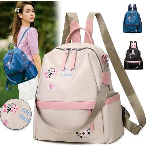Women Backpack Purse Waterproof Anti-theft Daypack Lightweight School Shoulder Bag Oxford Schoolbags for Teenage Girls Backpacks