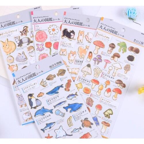 1 pcs /1lot Kawaii Stationery Stickers Shiba Inu Cat Diary Planner Decorative Mobile Stickers Scrapbooking DIY Craft Stickers