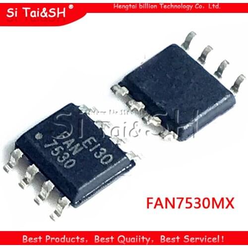 10pcs 100% New FAN7530MX FAN7530 SOP-8 The LCD power supply Original IC chip Chipset BGA