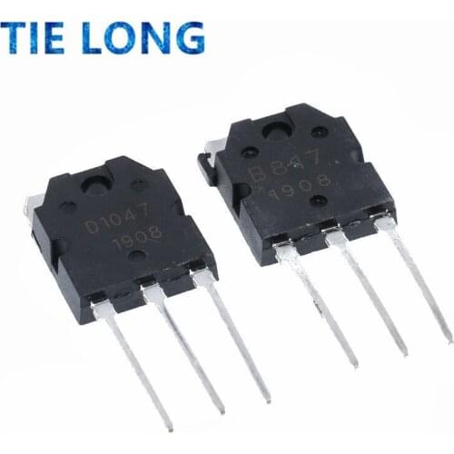 5PCS 2SD1047 TO-247 D1047 TO-3P POWER TRANSISTORS 2SB817 B817