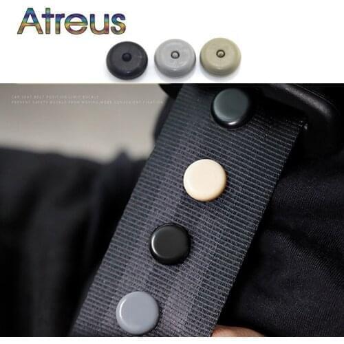 6sets Car Safety Seat Belt Spacing Limit Buckle Clip Stop Button for Fiat 500 grande Nissan Qashqai J11 Juke X trail T32 T31