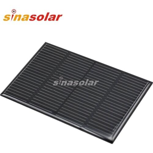 6V 160mA High Efficiency Monocrystalline Epoxy Resin Solar Panel for electronic DIY 109x69.5mm