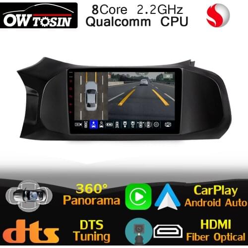 9" IPS Qualcomm CPU Android For Chevrolet Chevy Onix 2012-2019 Car GPS Radio 360 Panoramic Optical HDMI 4G LTE WiFi DTS HIFI DSP