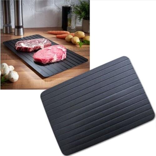 Food Safety Tool Hot Fast Defrosting Tray Plate Kitchen Defrost Meat Frozen FBE2
