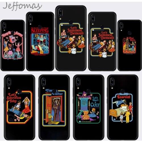 Funny Halloween Satan Lets Sacrifice Phone Case For Xiaomi Redmi 7 8 9t a3 9se k20 mi8 max3 lite 9 note 9s 10 pro