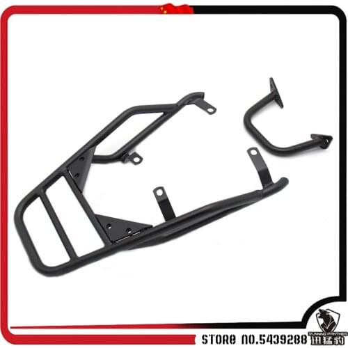 Black Rear Seat Luggage Carrier Rack with Handle Grip For BMW R NINE T R NINET R9T R 9 T 9T Pure Racer Scrambler 2014-2018