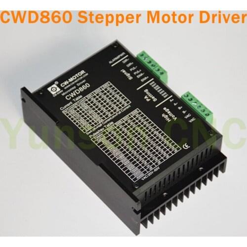 CWD860 2Phase Digital Stepper Motor Drive 24-90VDC Max. 7.2A Compatible with Leadshine DM860 for NEMA23 NEMA34 stepper motor
