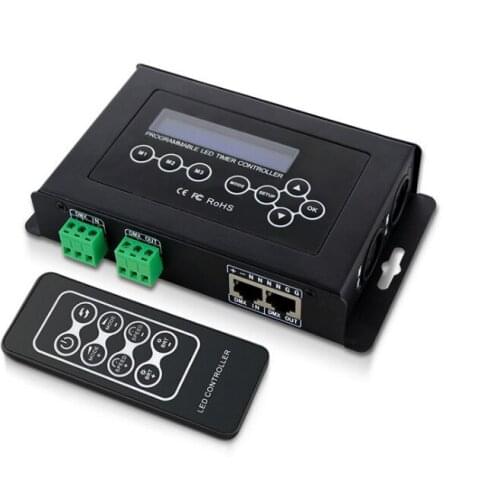 DC9V RGB Controller DMX512 signal Controller LCD Display+RF Wireless Remote DMX-DIY controller