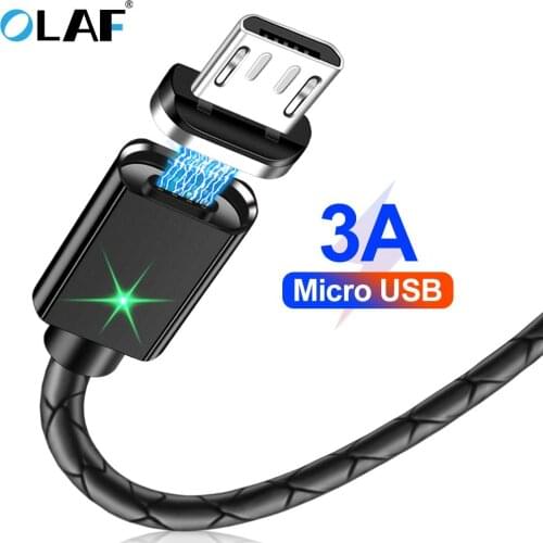 Olaf Magnetic Cable Micro usb Type C Super Fast Charging Phone Microusb Type-C Magnet Charger usb c For iphone 7 8 huawei xiaomi