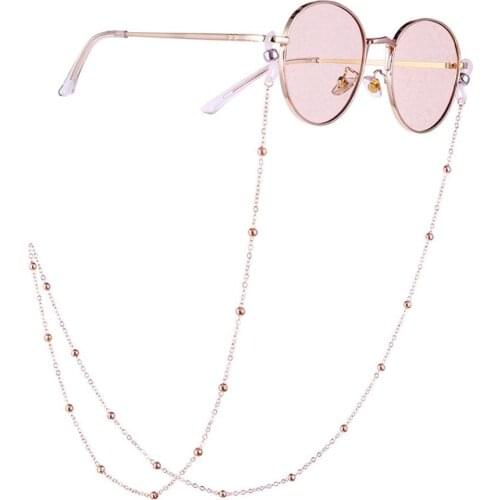 Fashion Chic Womens Eyeglass Chains Sunglasses Reading Beaded Glasses Chain Eyewears Cord Holder neck strap Rope
