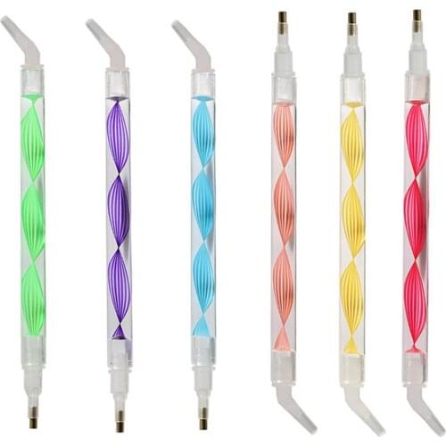 Elbow Pen Set Diamond Painting Tool Accessories Rhinestones Pictures Double Head Diamond Embroidery Point Drill Pen