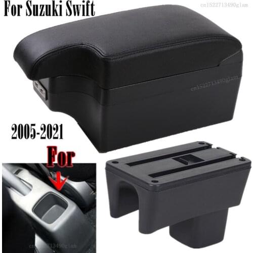 For Suzuki Swift Armrest box 2011 2014 2017 2018 2005-2019 Car armrest box car accessories interior storage box Retrofit parts