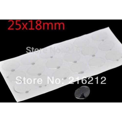 2000 pcs clear 25*18mm oval epoxy sticker 1 inch 3D crystal Bottle caps ellipse sticker