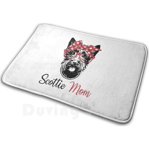 Scottie Dog - Scottish Terrier Carpet Mat Rug Cushion Soft Non - Slip Scottie Dog Scottish Terrier Scottie Mom Scottie Dad
