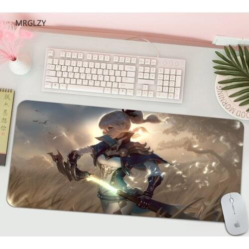 MRGLZY Best-selling Mouse Pad Gaming Mouse Pad Gaming Keyboard Table Mat Rubber Office Mouse Pad Genshin Impact Desk Mat
