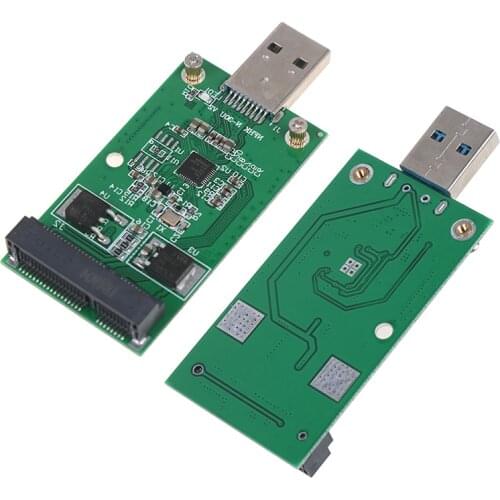 USB 3.0 to PCIE mSATA External SSD PCBA Conveter Adapter Card mSATA SSD to USB 3.0 Adapter MSATA TO USB 3.0 Computer Accessories