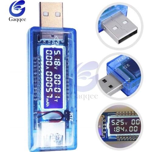 USB Battery Tester Voltmeter Power Bank Diagnostic Tool Current Voltage Doctor Charger Capacity Tester Meter Ammeter Digital New